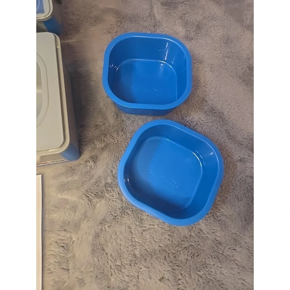 NEW My Pet Pail Travel Dog Bowl Blue Storage Water Bottles‎ Leash Collar & Bags